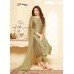 OLIVE GREEN EMBROIDERED READY MADE SALWAR SUIT